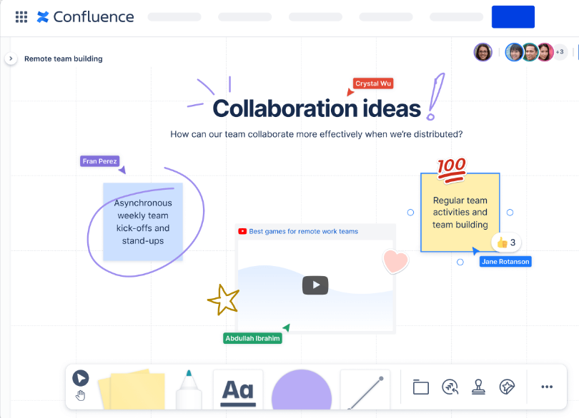 Confluence knowledge base software