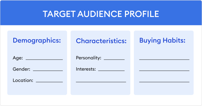 Determining target audience