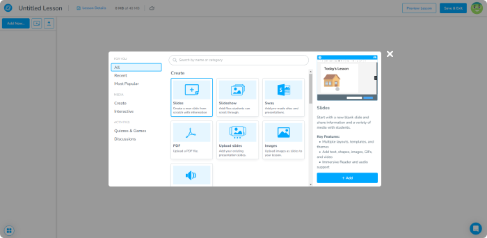 Nearpod – an interactive presentation tool