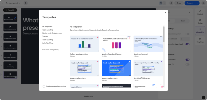 Mentimeter – a tool for making live polls, quizzes, and word clouds